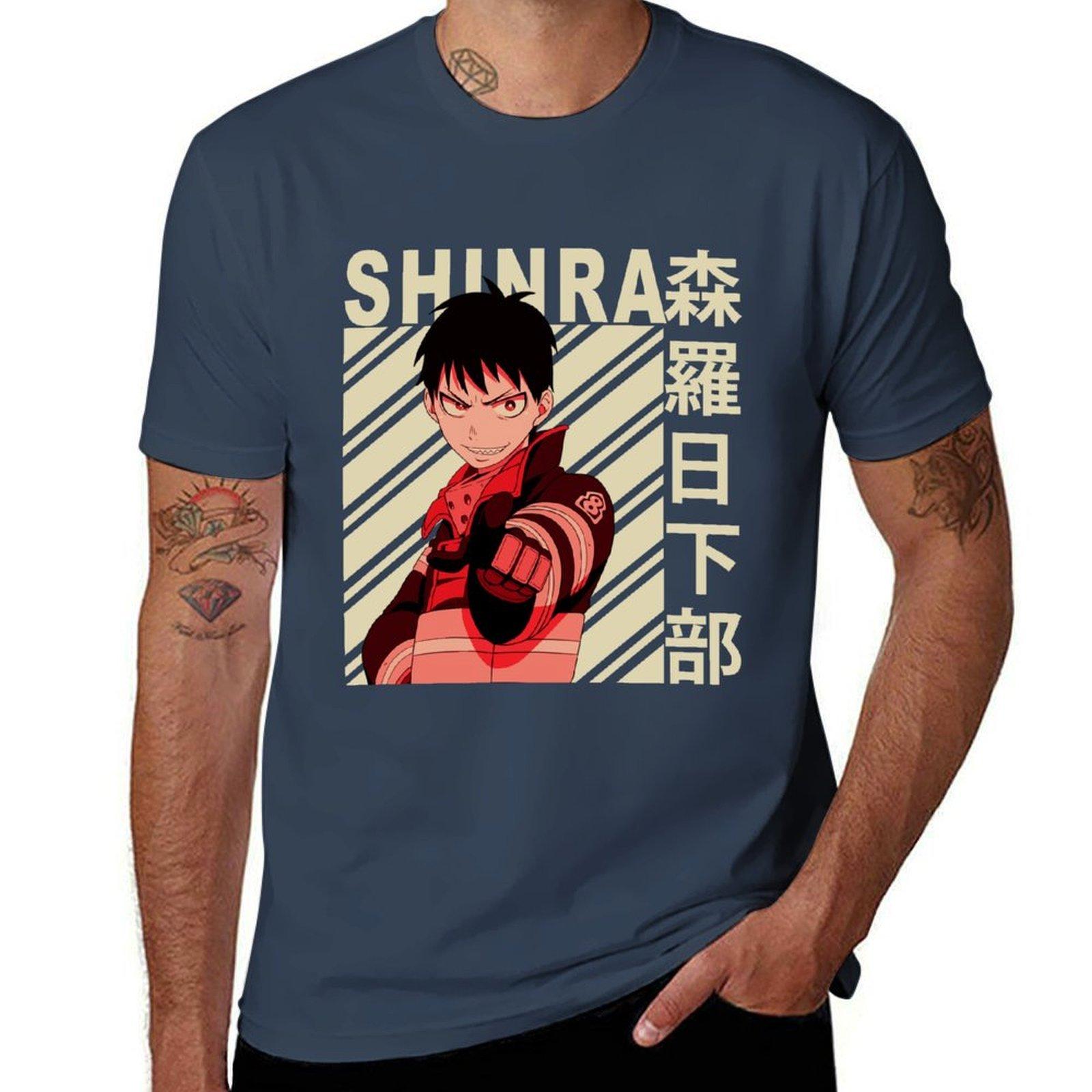 Shinra kusakabe Vintage Art TShirt Outdoor Activity Sports TShirt S