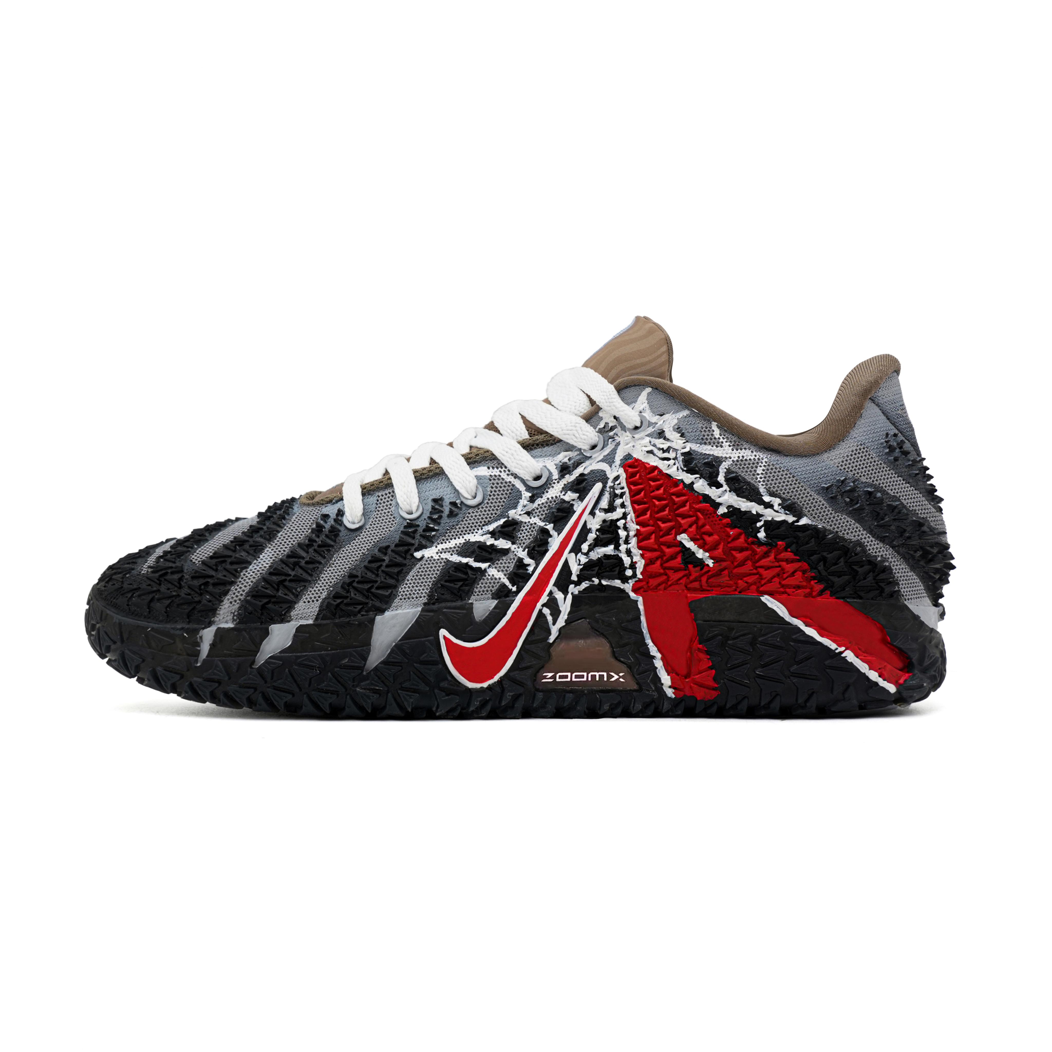 

Баскетбольне взуття Nike Ja Morant 3 унісекс низьке чорне/червоне HF2794-200(Команда1047-) 44.5