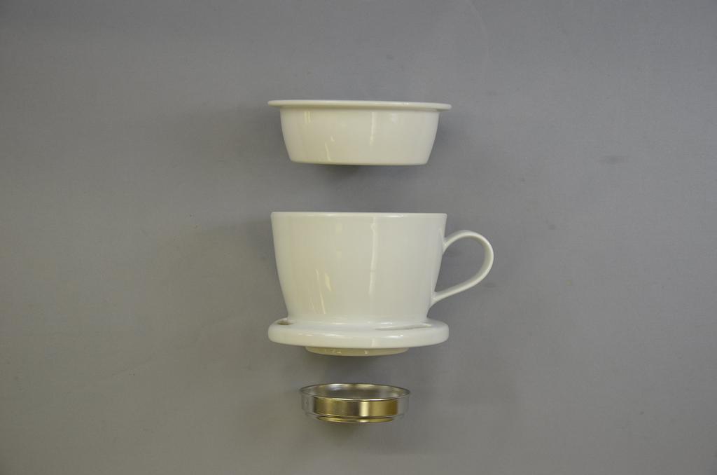 Toyo Ceramics Arita Ware Detachable Eco Dripper, Red