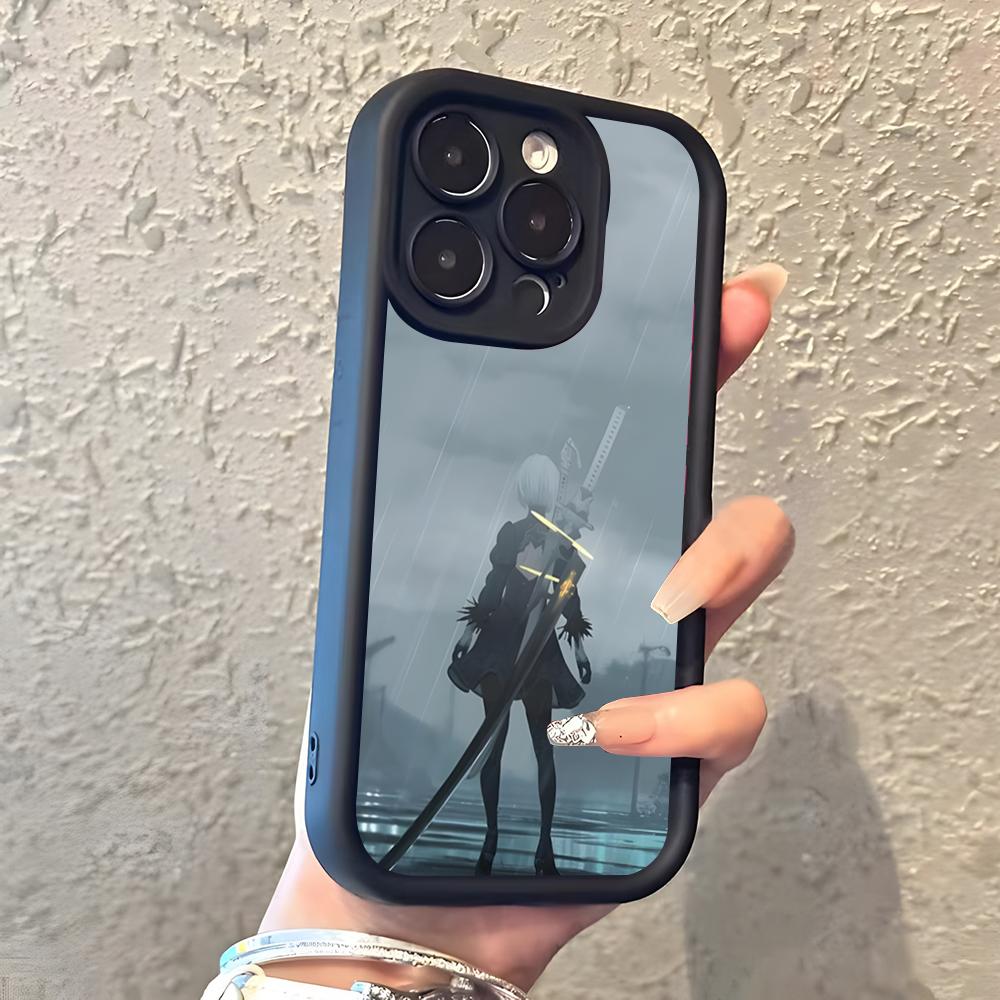 

N-NieR A-Automata Phone Case For IPhone 17 Pro Max 16 15 14 Pro Max IPhone 13 Pro Max 11 Plus Silicone Cover iPhone 16e