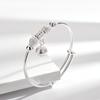 New Palace Bell Bracelet I Inherited Love Bell Bracelet White Copper Plated Silver Bracelet Birthday Gift