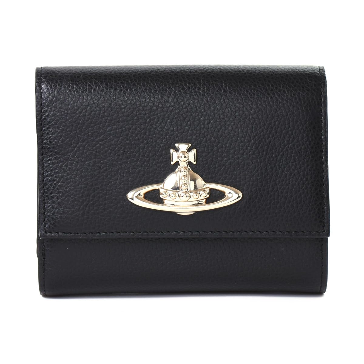 

Vivienne Westwood Executive Bifold Clasp Includes Shopping Bag Wallet, Women s, Closure, 13-20-951121-00, Gift, (No Personalization, Black) [Used] чорний