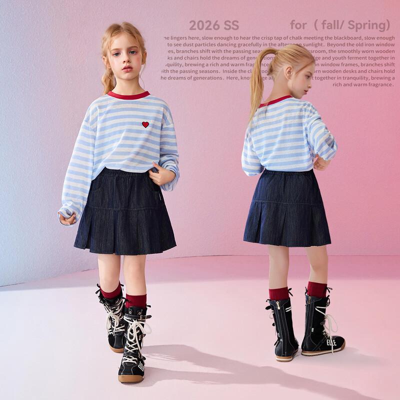 ASK JUNIOR Girls College Style Pleated Short Skirt 110