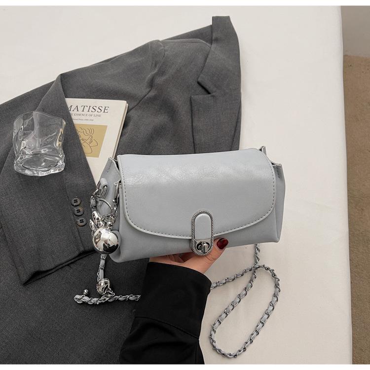 Kleiner Rucksack mit schrägem Riemen, stilvoll und schlicht, geeignet für den täglichen Weg zur Arbeit, einseitig zu tragende kleine quadratische Tasche