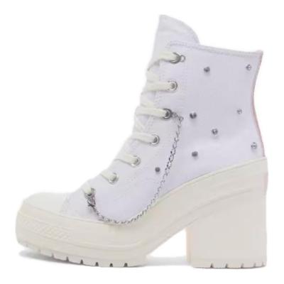 Chuck 70 Bequeme High-Top Canvas-Schuhe Damen Weiß