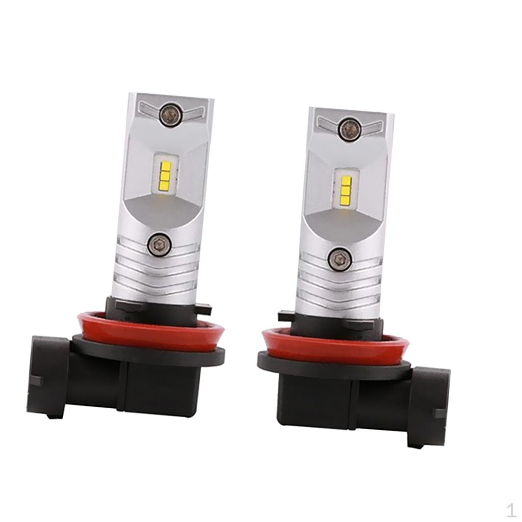 2 Pieces Car Headlamps LED Headlight Bulb 900LM 60W Universal