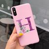 For Xiaomi Redmi 9A Case Silicone Soft TPU Back Phone Protector Shell For Xioami Redmi 9AT 9 A Redmi9A T Cute Letters Cover Bags
