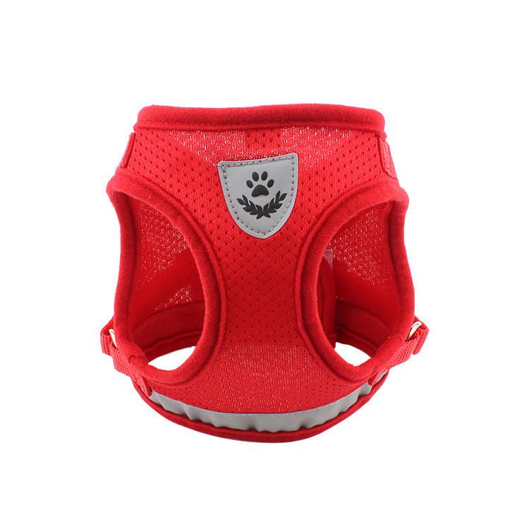 Dog Harness Breathable Mesh Reflective Chest Vest For Small To Large Dogs