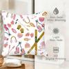 Soft Skin Friendly Ski Resort Pillow Cover Double Sided Print Polyester Fabric Comfortable Cushion Cover For Living Room Decor