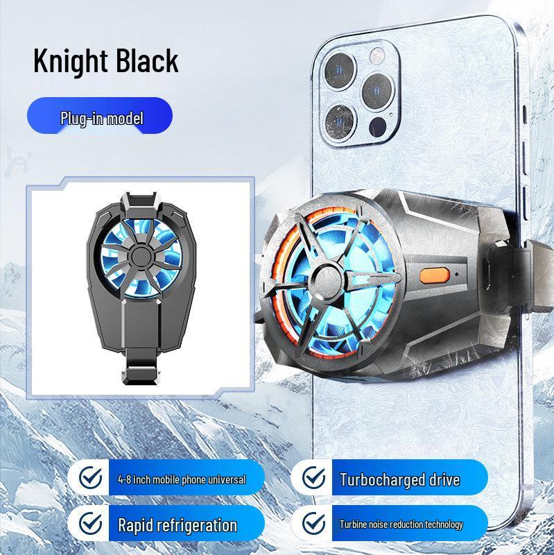 Magnetic Semiconductor Water-Cooled Phone Cooler with Pro Fan for Huawei & iPhone.