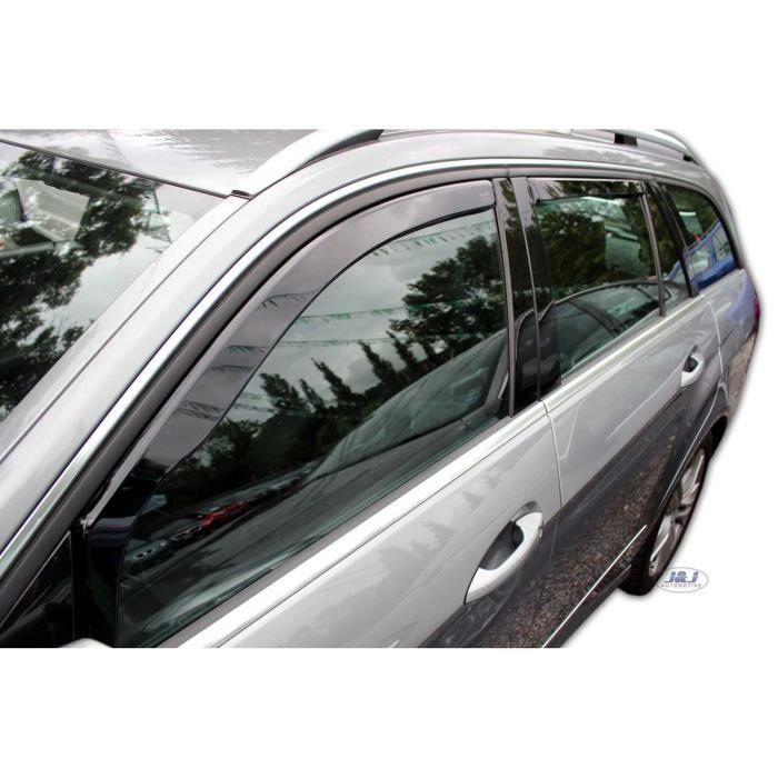 J&J AUTOMOTIVE | Heko Air Deflectors Wind Deflectors For Mercedes E-Class S212 Estate 2009-2016