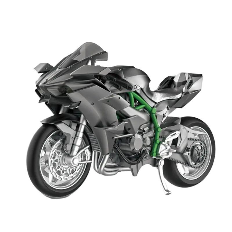 

1/12 Panigale V4S Corse Assembly Version Alloy Motorcycle Model Diecast Metal Racing Motorcycle Model Sound Light Kids Toys Gift чёрный