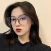 Anti Radiation Glasses for Women Retro Round Frame Fashion Eyewear Blue Light Blocking Computer Glasses