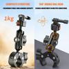 Universal Magnetic Quick Release Mount For Action Camera 360 Rotation And 18 45mm Clamp Ranges For Biking Motorcycle