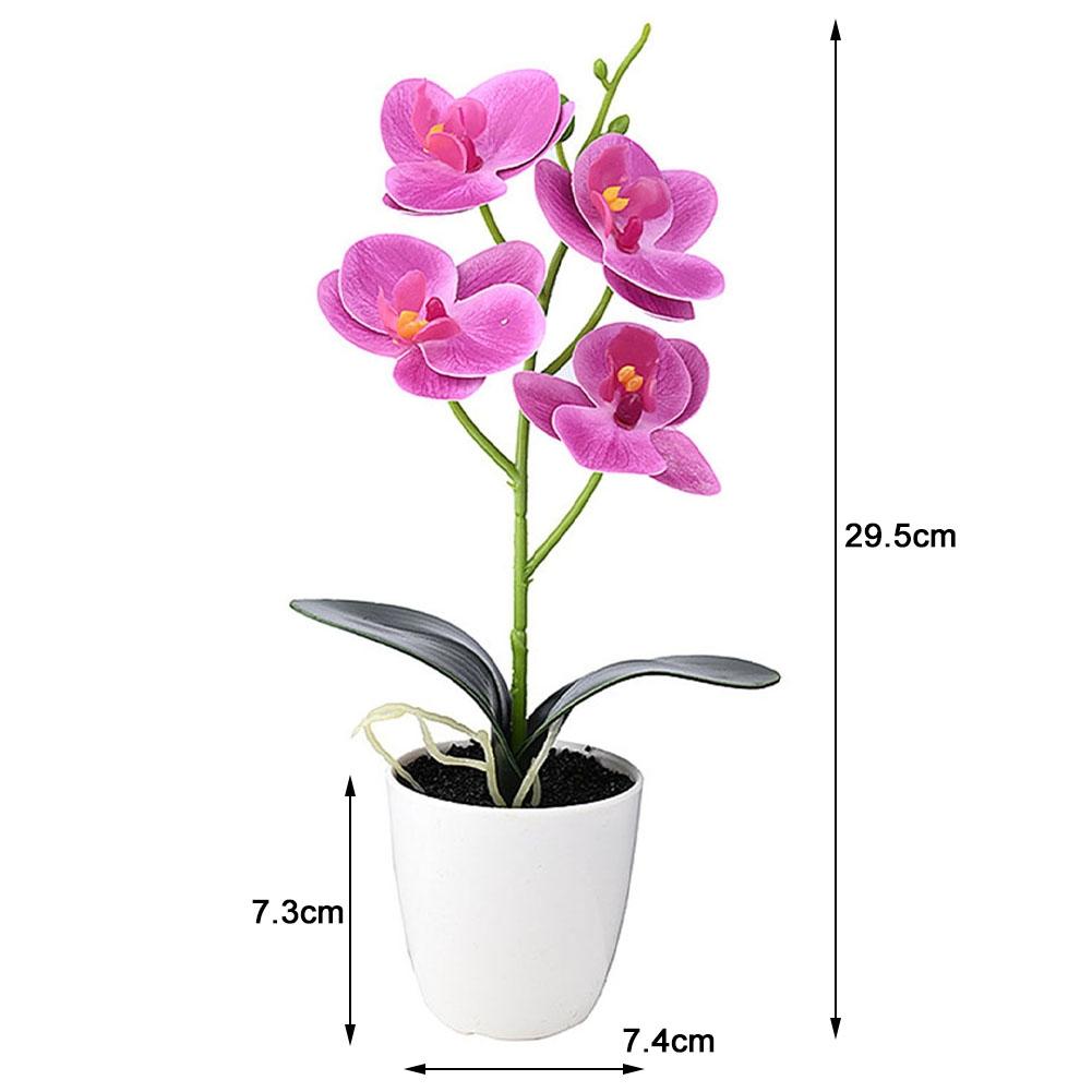 ABS Material Artificial Orchid Rose White White Plus Rose