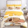 Mouse Cheese Adventure Print 3Pcs Bedding Setduvet Cover With 2 Bedropillowcase Home Birthday Gift