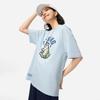 Li-Ning Cooling Tea T-Shirt Quick-Dry Cool Casual Sports Top Letter Print Round Neck Loose Short Sleeve Women Tops Cloud-Blue AHSU750-2
