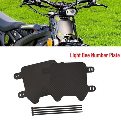 Qorlong Sur-Ron X/S Front Fender License Plate Light for Off-road Electric Vehicles