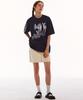 MATCHGLOBE Ribbon Deer Oversized Tee (Navy)