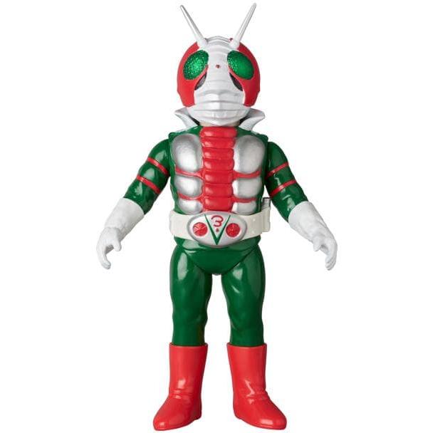 Used Toei Retro Soft Vinyl Kamen Rider V3 DX Version Kamen Rider V3 DX
