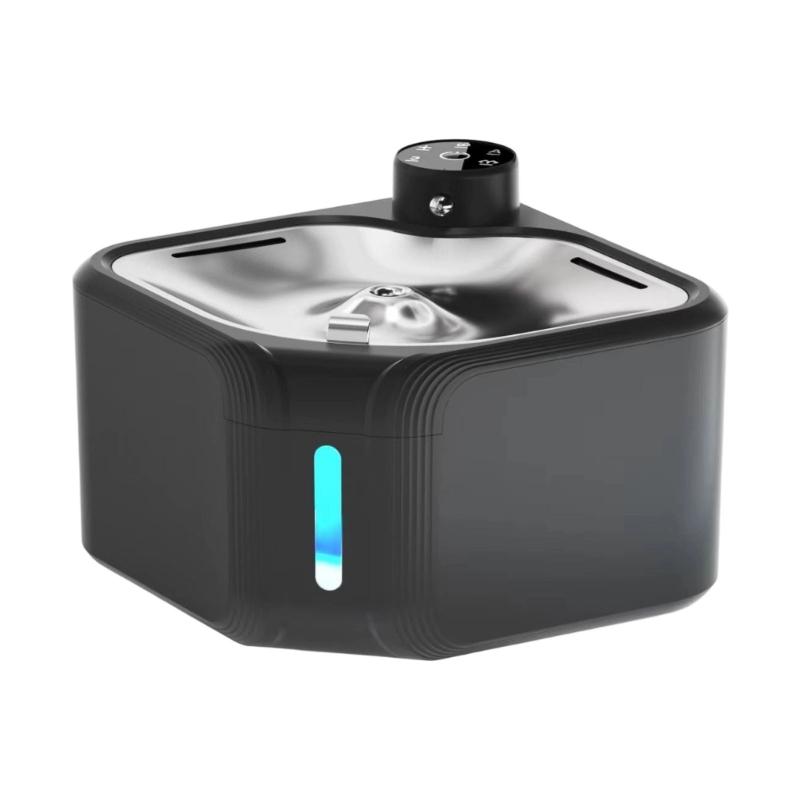 Intelligent Sensing Dog Water Dispenser With ABS Construction And Antislip Design 2.8L Capacity Water Fountain for Pet