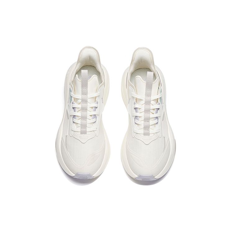 Anta C37 Lifestyle Series Durable Breathable Low-Top Skate Shoes Women Sneakers White Gray 922128081-3