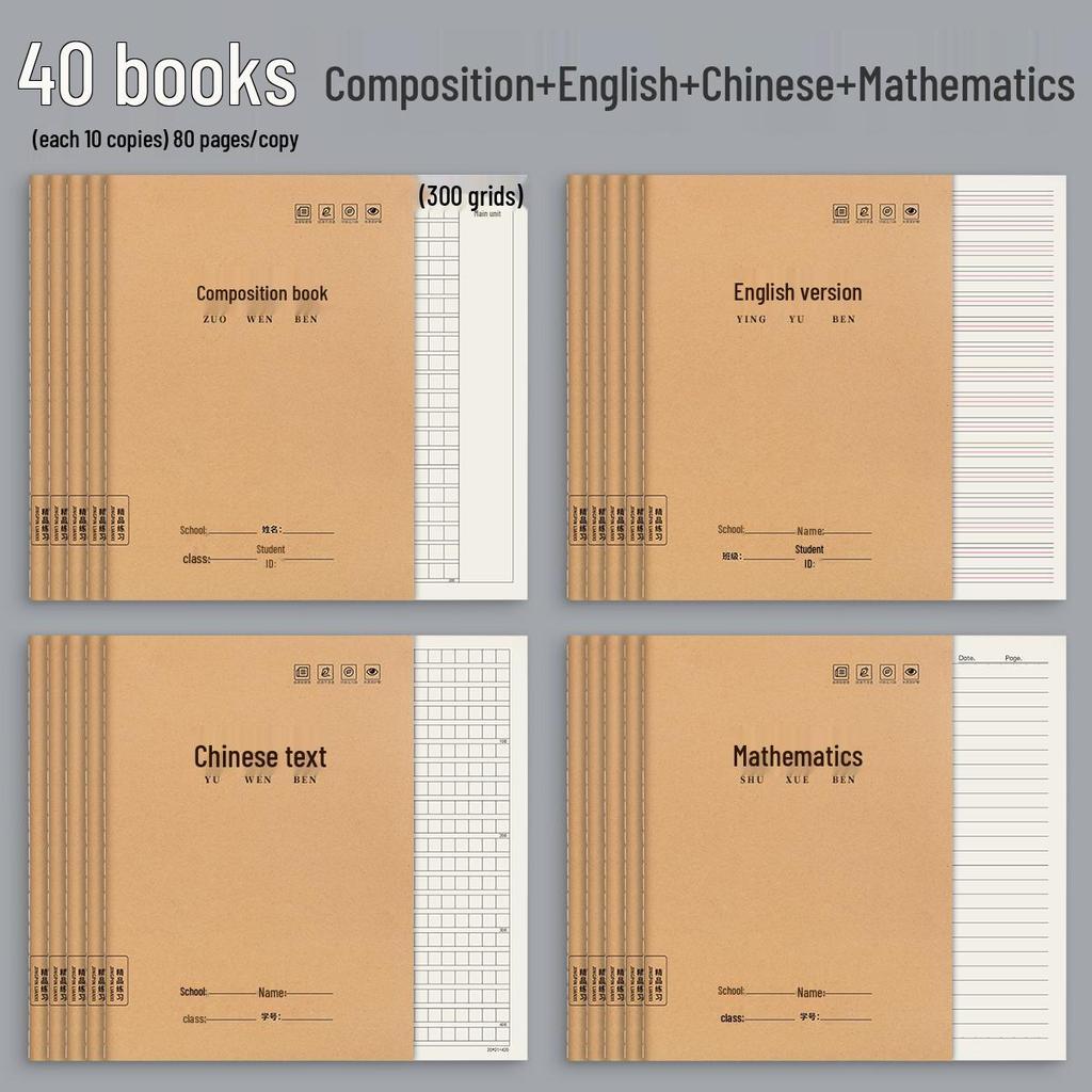 Quaderno Grande per le Classi 1-6: Quaderno di lavoro 300-400 Mesh, Volume 1