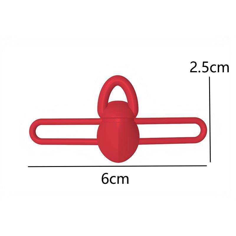 Fishing Bait Hook Fixer High Elasticity Silicone 5Pcs/Bag Fadeless Lightweight for Long Term Fishing Gear Storage
