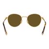Miu Miu Logo Detail Round Sunglasses Women sunglasses Gold MU55ZS5AK09Z