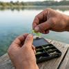 12Pcs Glow Uv Reactive Larva Soft Bait 38Mm Floating Tpr Worm Strong Cheese Scent Freshwater Lure Catfish Ultralight Tackle