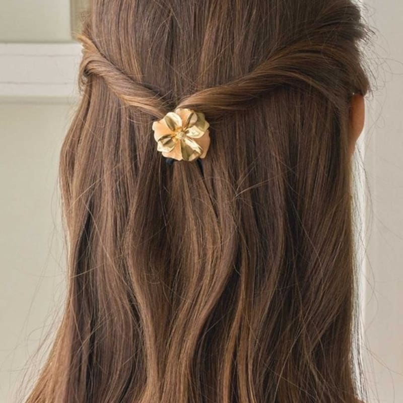 

Jean Paul Clarisse Flower Color Epoxy Ponytail JP-23-291P Navy