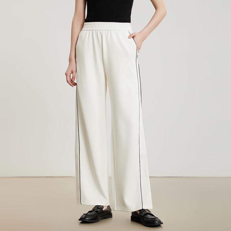 Go Jin Women's Slim Wide-Leg Casual Trousers