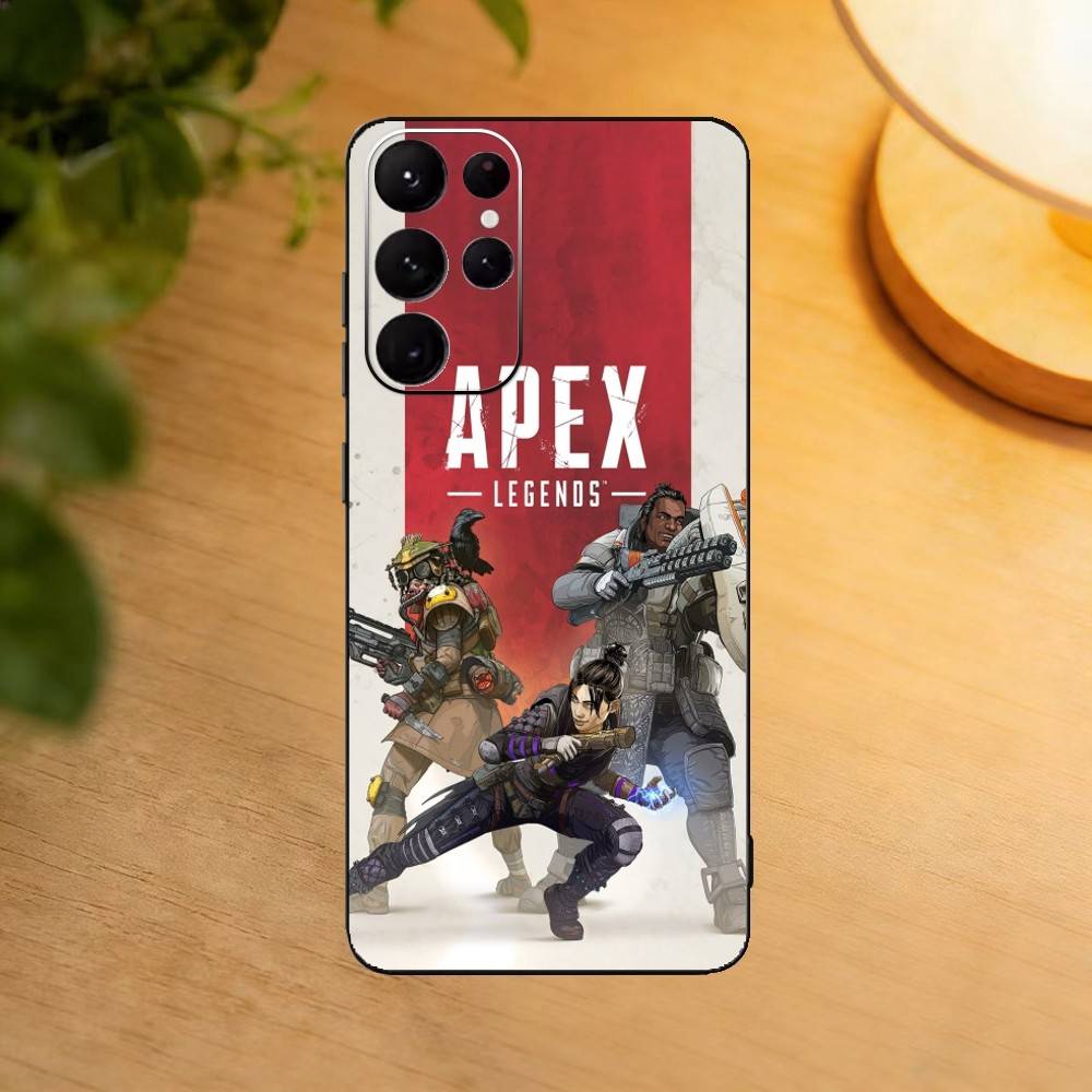 Video Game A-Apex L-Legends Phone Case For Samsung S25,24,23,22,30,21,10,9,Ultra,Plus,Lite Soft Black Case