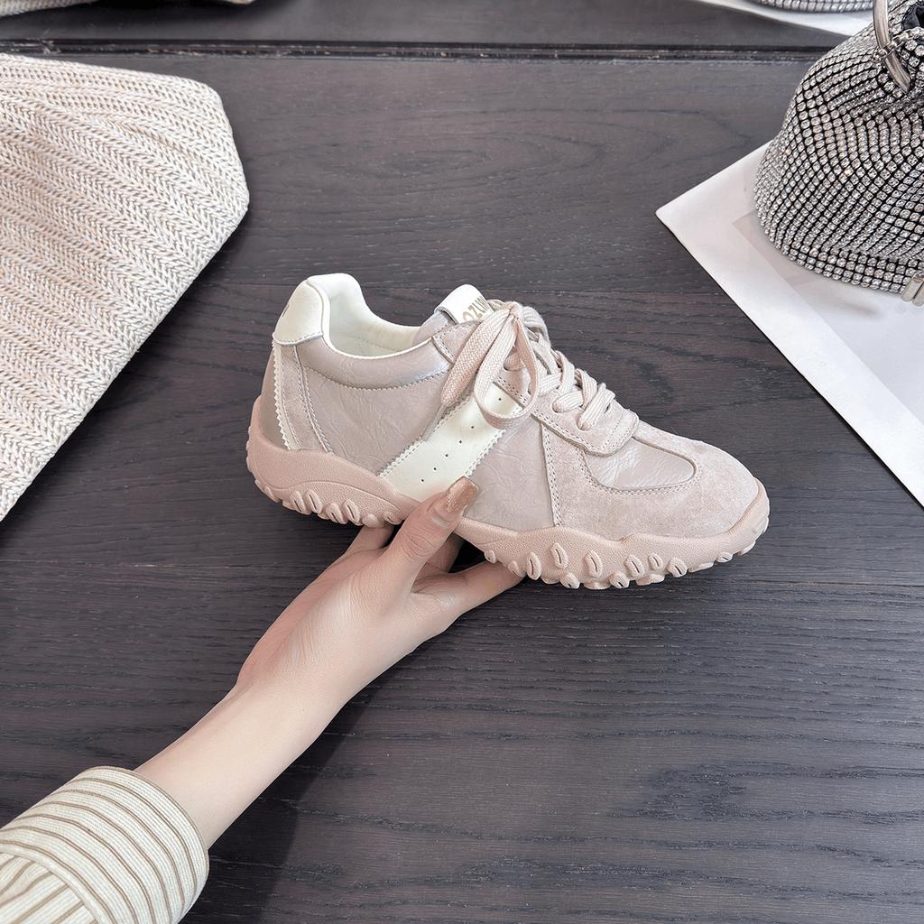 Spring New Vintage Casual Sports Shoes Fashionable Versatile Polyamide Sole Rubber Upper China Mainland Origin Flat Shoes