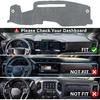 Dash Cover For -2025 2026 Chevy Chevrolet Silverado/GMC Sierra Accessories 1500 2500HD 3500HD Dashboard Cover With HUD Sunshield Non-Slip Center