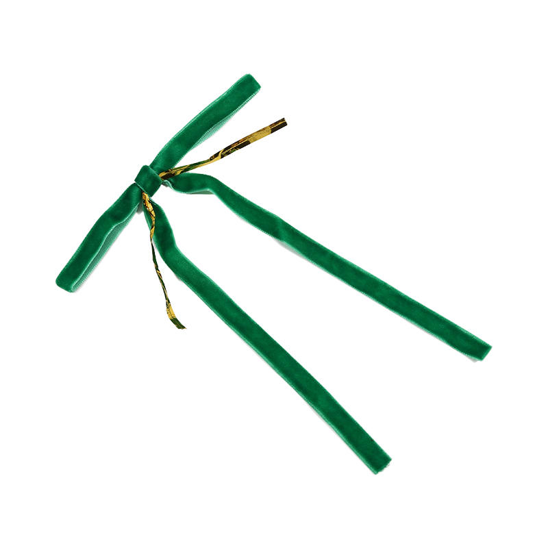 10 Velvet Bows for Christmas Trees - Used As Rural Gift Bows for Christmas Home Decoration, Outdoor, and Indoor Occasions