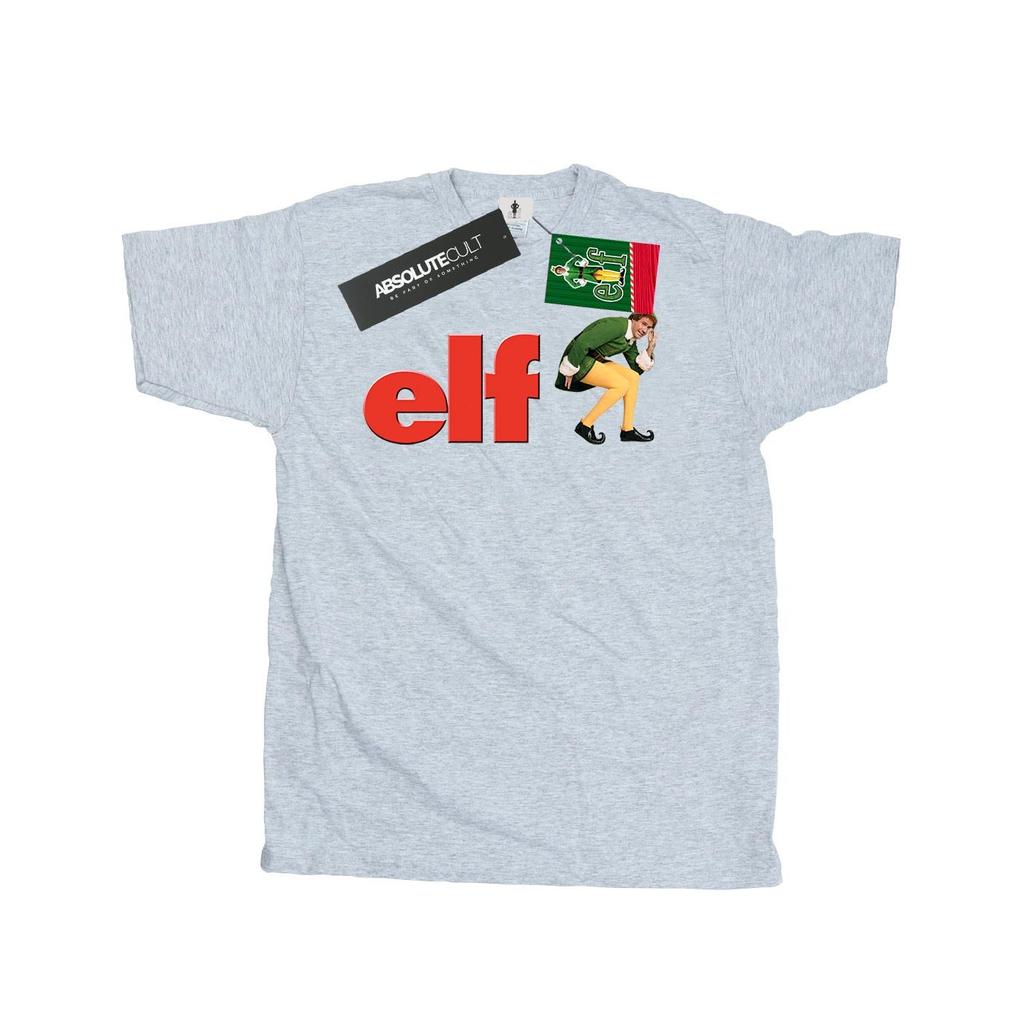 Elf Mens Crouching Logo T-Shirt