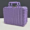 Handmade Retro Wicker Handbag: Bamboo Basket Weaving Gift for Birthdays, Weddings, and Bridesmaids