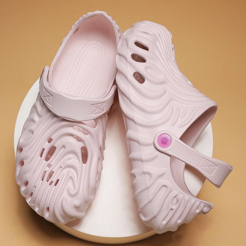 Vară, nou cuplu exploziv, amprentă digitală, culoare solidă, bărbați, femei, sandale respirabile, pantofi de înot pentru bărbați