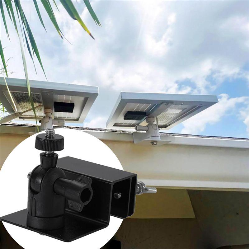 WON Suitable For Arlo Blink Ring Google Roof Rain Gutter Special Bracket Solar Panel Abs Aluminum Alloy Bracket