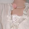 Pendant Necklaces Artificial Pearl Flower Choker Women Girls Chain Necklaces