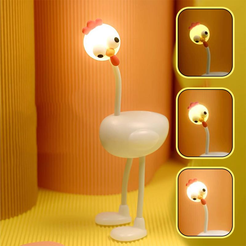 Chicken Mini Night Light Birthday Gift Creative Weird And Wonderful Abstract Toy Practical Fun Friend S Bff Unique Sensation