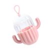 Makeup Sponge Storage Box Beauty Cactus Shape Blender Holder Portable Powder Puff Carrying Case for Travel