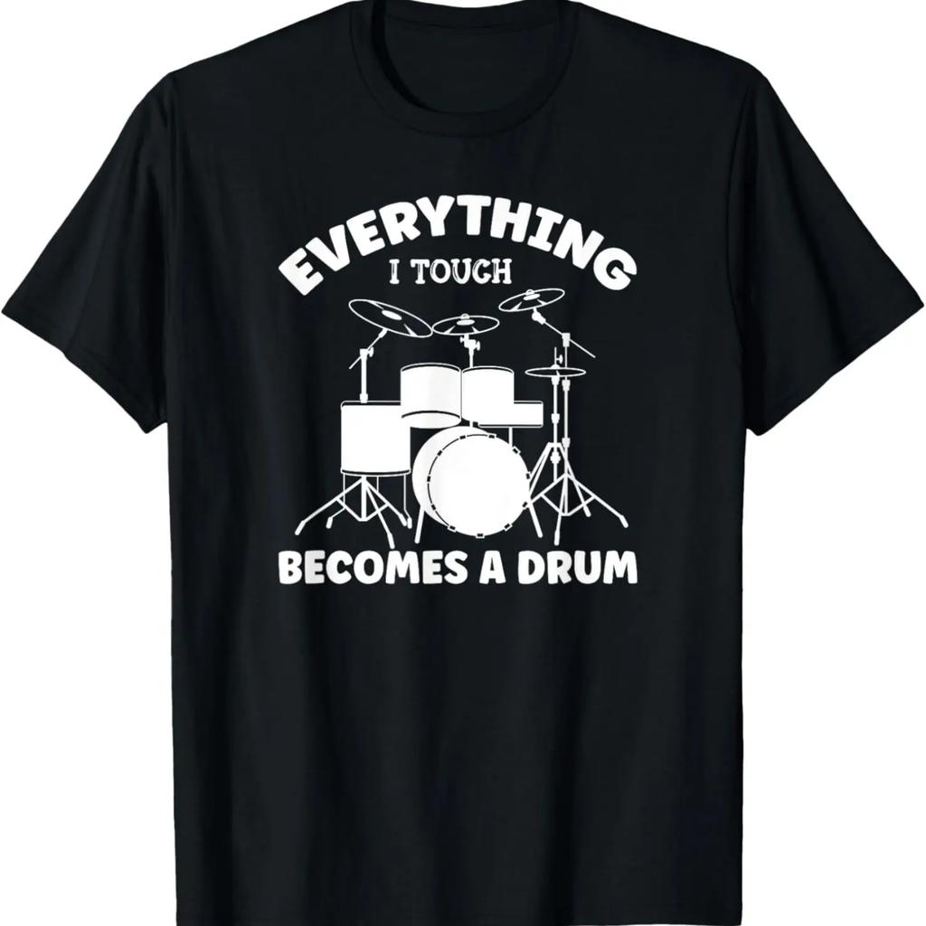 Drummer Kids Men Women T-Shirt