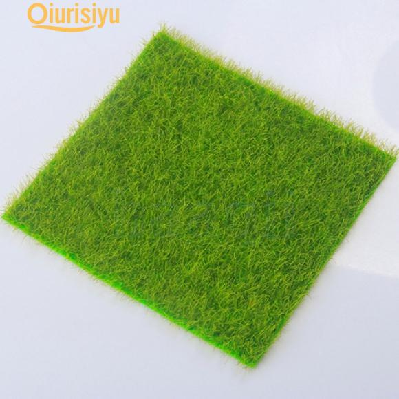 Grass Fake Lawn Grass Miniature Dollhouse Decor Home Garden Ornament