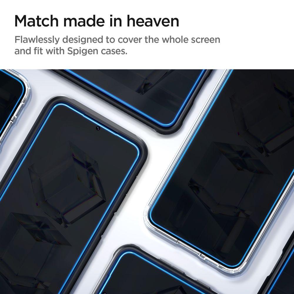 Szkło Hartowane Spigen Glas.tr Ez Fit 2-Pack Galaxy S23 Clear