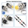 10pcs Multipurpose Reset Push Button Switches Sturdy Plastic Materials Ideal for Frequent Use In Various Projects