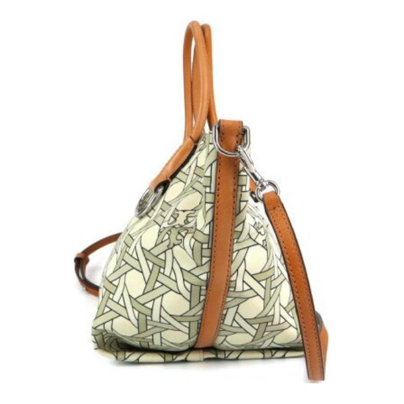 Tory Burch Detachable Shoulder Strap with Iconic Basket Weave Pattern, Canvas and Leather Trim, Tote Bag, Tote Bag, Shopping Bag, 139025-100