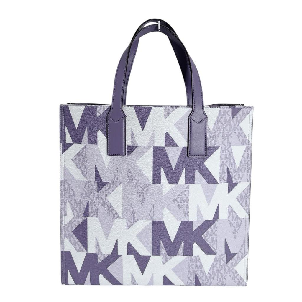 Michael Kors Kenly Shoulder Bag Tote Bag Leather Purple Women 35H1GY9T3T Used