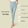 Langsha Women's Thermal Leggings with Down & Silk